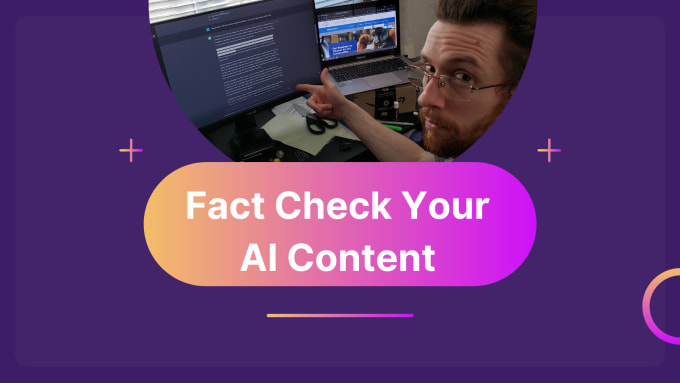 Gig Preview - Humanize and fact check your ai or chatgpt generated writing