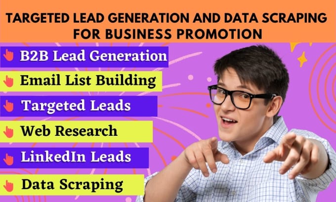 Gig Preview - Deliver targeted lead generation and data scraping