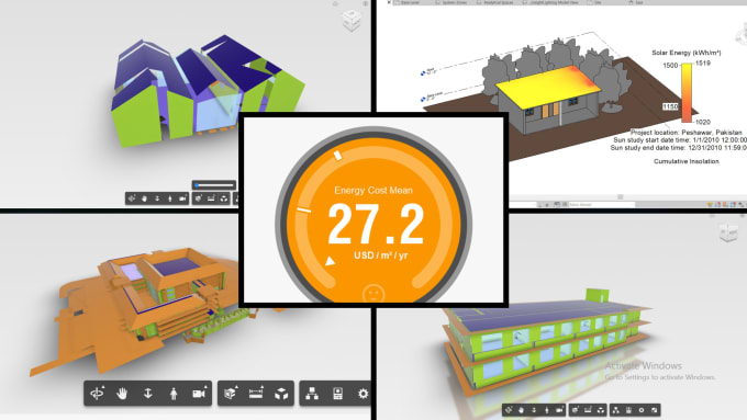 Gig Preview - Do energy analysis and calculate embodied carbon using revit and insight360