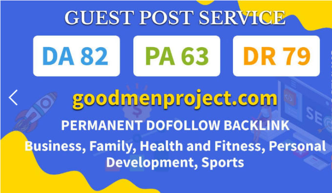 Gig Preview - Do guest post on good men project