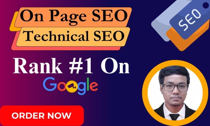 Gig Preview - Do on page SEO and technical optimization for google ranking