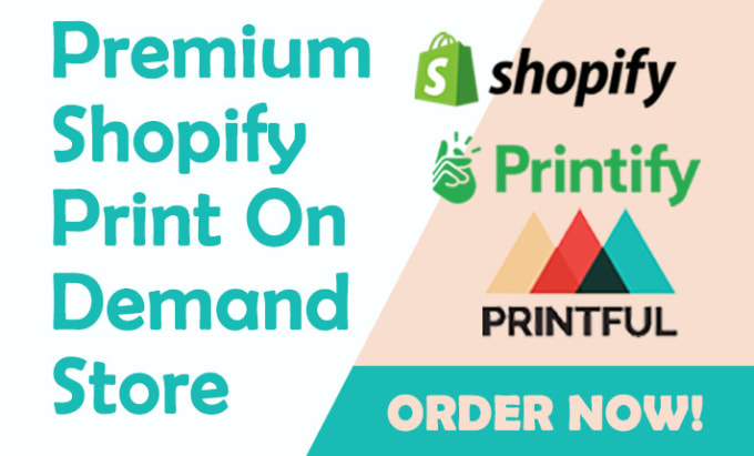 Gig Preview - Build print on demand store with printify or printful