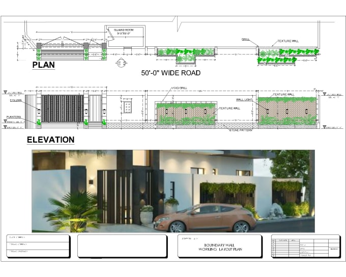 Gig Preview - Creat construction and details drawing