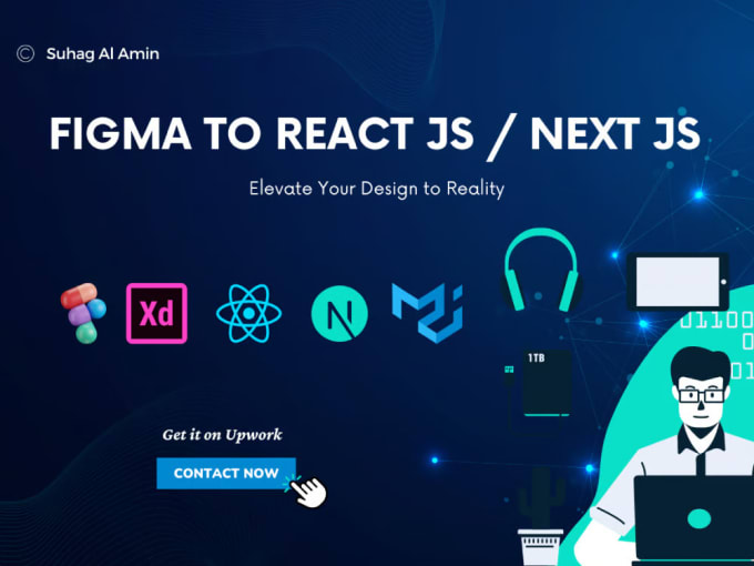 Gig Preview - Provide solutions with react and next js websites