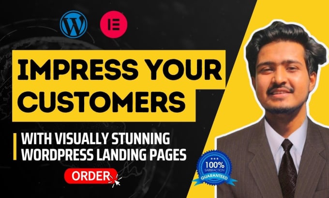 Gig Preview - Be your expert wordpress elementor developer for responsive landing page design