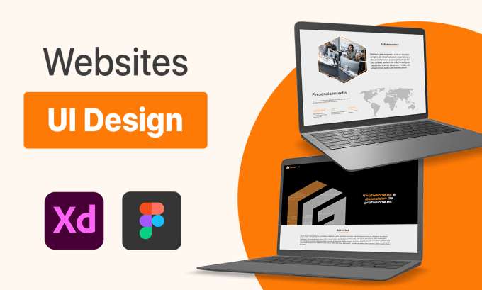 Gig Preview - Design websites for your business UX UI in figma or adobe xd