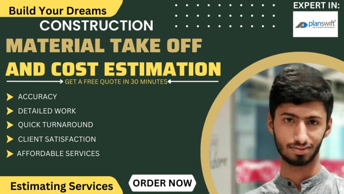 Gig Preview - Material take off and cost estimation for all construction trades