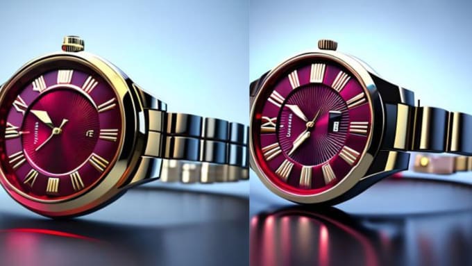 Gig Preview - Create custom watch design 3d product design 3d rendering 3d modelling jewelry