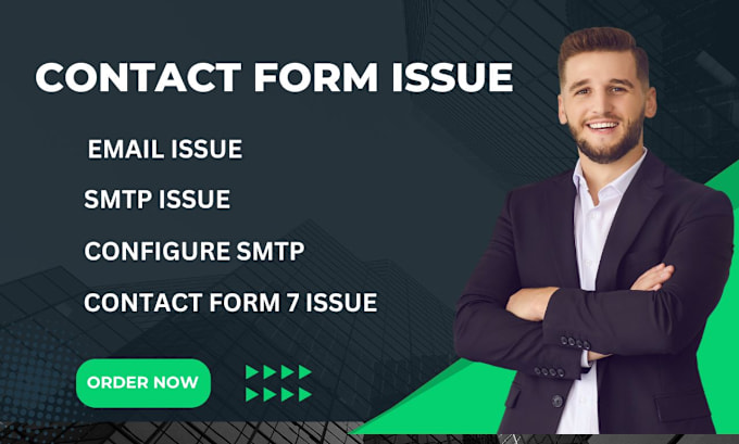 Gig Preview - Create or fix contact form issues, configure gmail smtp, fix email issues