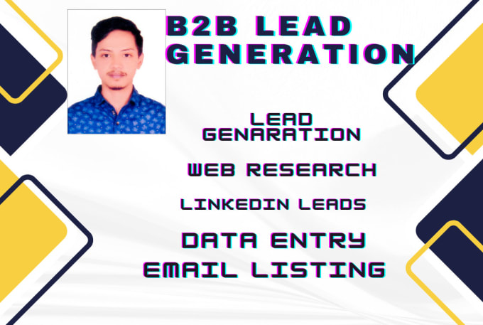 Gig Preview - Do b2b lead generation, web research and data entry