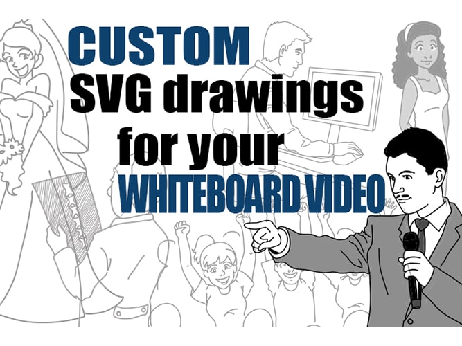 Gig Preview - Draw whiteboard illustrations no video