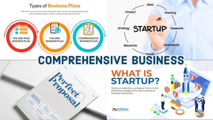 Gig Preview - Write comprehensive business plans, proposals and ideas for startups