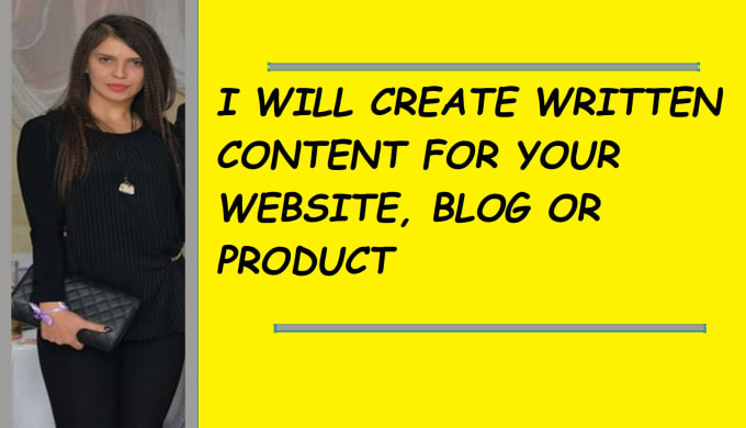 Gig Preview - Create written content for your website, blog or product