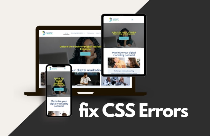 Gig Preview - Be your CSS developer for error and bug fixing