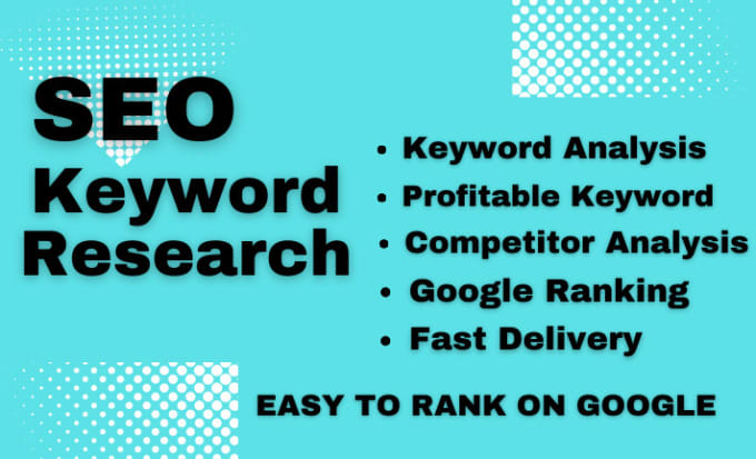 Gig Preview - Do best profitable SEO keyword research and competitor analysis for your website