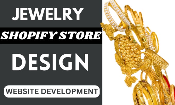 Bestseller - set up a jewelry shopify store and jewelry website