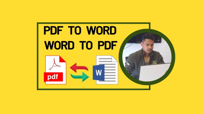 Gig Preview - Convert pdf to word or word to pdf