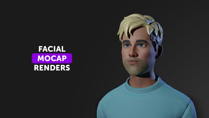 Gig Preview - Render a speaking facial mocap scene of a 3d model