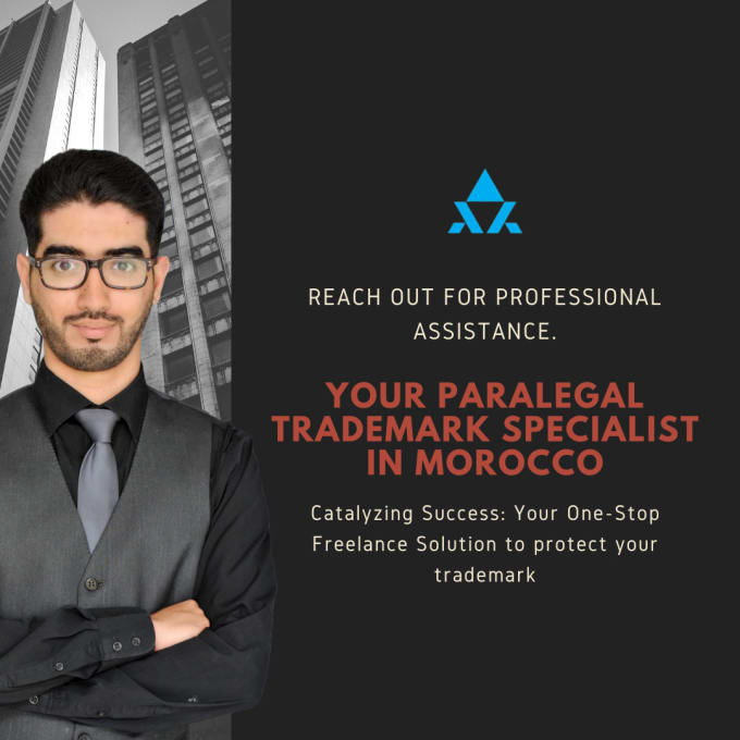 Gig Preview - Your paralegal trademark specialist in morocco