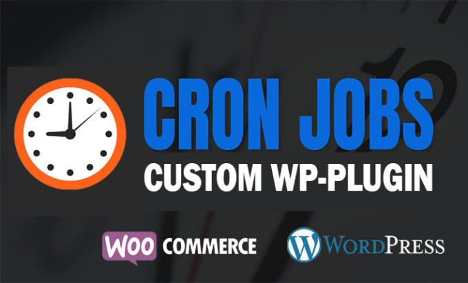 Gig Preview - Our agency will fix, develop custom cron jobs plugin, script for php, wordpress and woocommerce