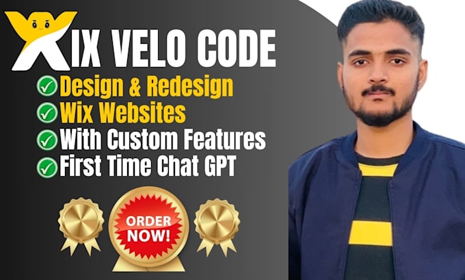 Gig Preview - Develop wix velo code custom feature with ai