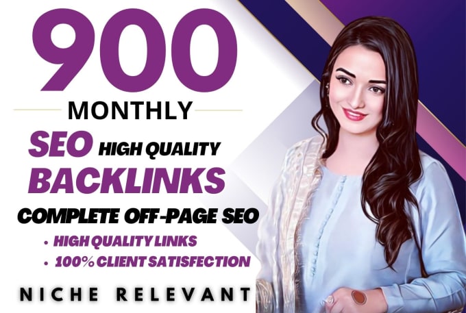 Gig Preview - Do high quality monthly seo service with white hat dofollow backlinks for google