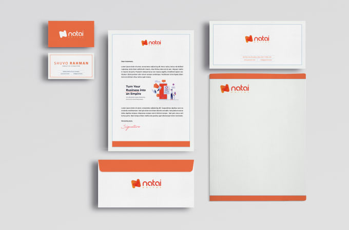 Gig Preview - Design business card and stationery items for your brand