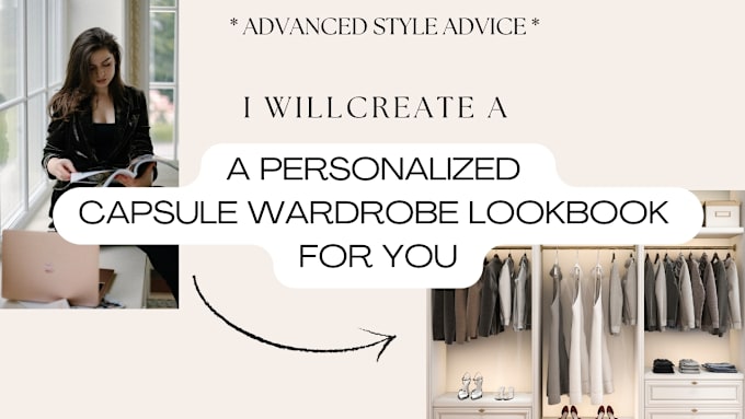 Gig Preview - Create a personalized capsule wardrobe lookbook for you