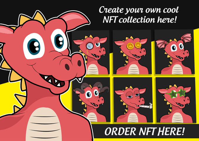 Gig Preview - Create cartoon nft collection