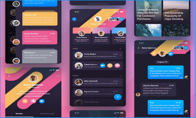 Gig Preview - Design and prototype figma UI and UX design for app and web