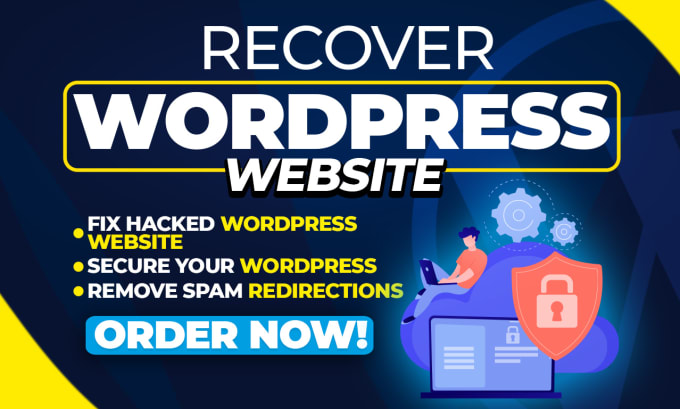 Gig Preview - Recover wordpress hacked website, remove wordpress malware and secure website