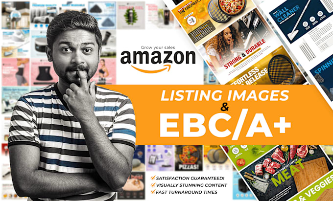 Gig Preview - Design amazon enhanced brand content, ebc, listing images