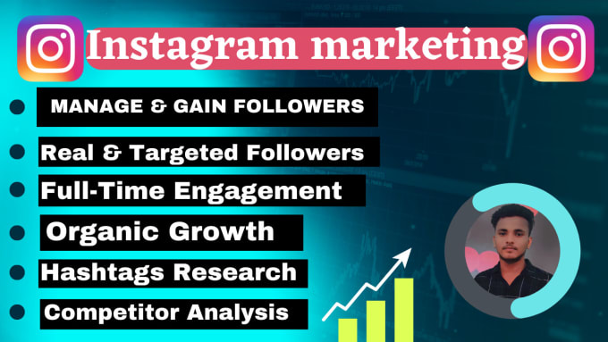 Gig Preview - Do instagram organic marketing and fast organic growth