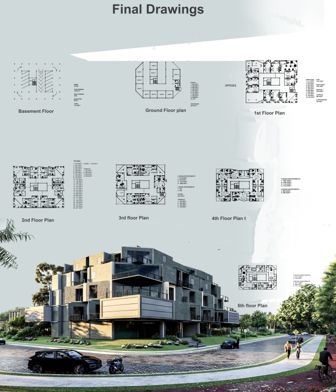 Gig Preview - Draw architectural floor plan,elevation,section and house plan in autocad