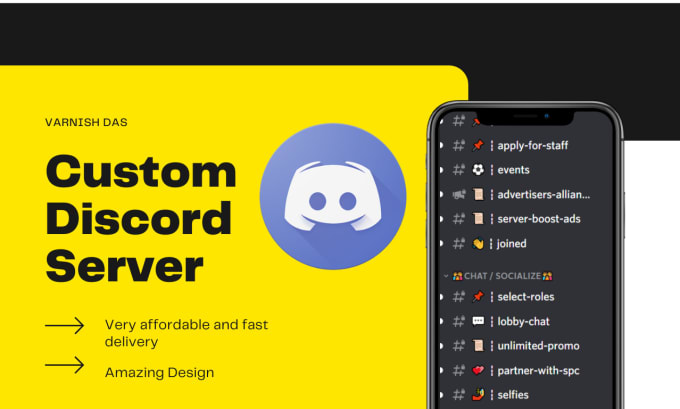 Gig Preview - Setup custom discord server