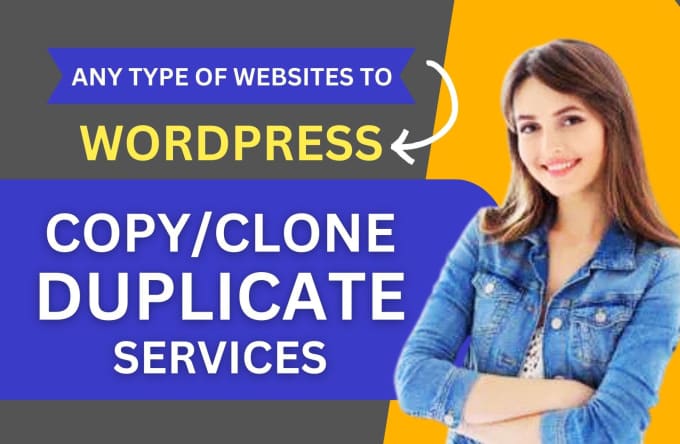 Gig Preview - Copy, clone, duplicate, any website into wordpress website using elementor