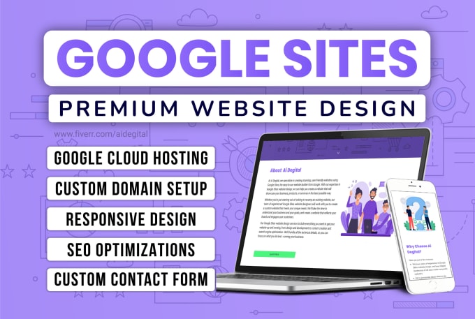 Bestseller - build a premium website in google sites for your business