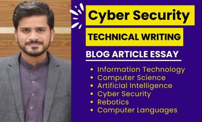 Gig Preview - Write well researched cyber security articles with SEO keywords