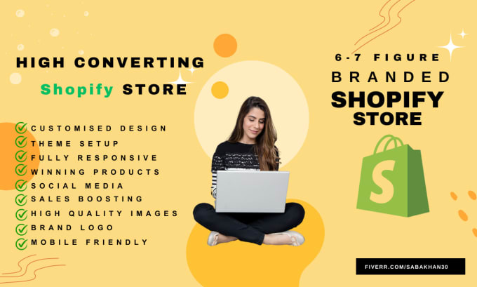 Gig Preview - Design shopify ecommerce website, build shopify online store