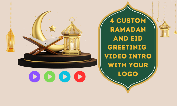 Gig Preview - Make ramadan greeting video intro for your company