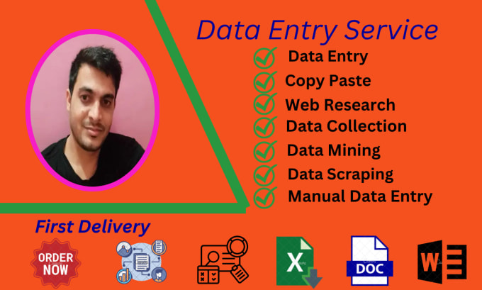 Bestseller - do perfect data entry and web research, copy paste work