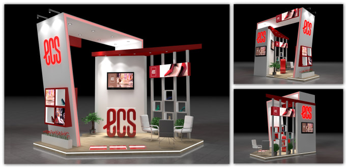 Gig Preview - Design 3d exhibition stall