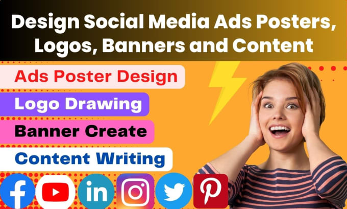 Gig Preview - Design social media ads posters, logo, banners and content