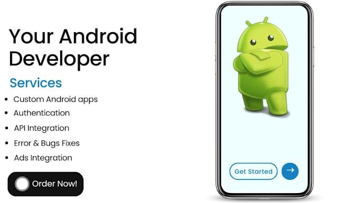 Gig Preview - Be your android app developer using  java or kotlin