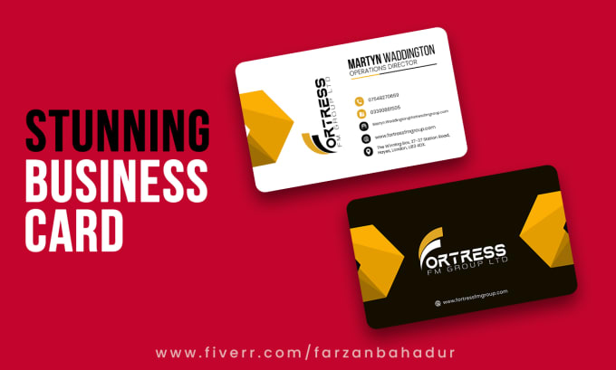 Gig Preview - Design an impressive business card for you