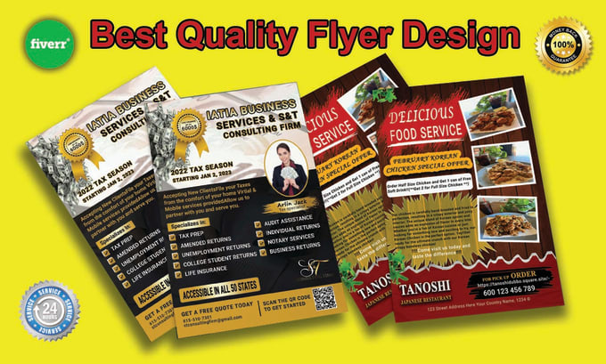 Gig Preview - Do professional flyer design and brochure design for your business or event