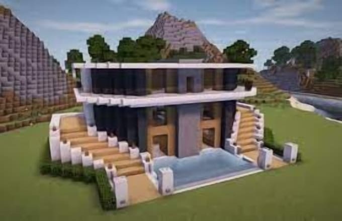 Gig Preview - Build cool house in minecraft bedrock