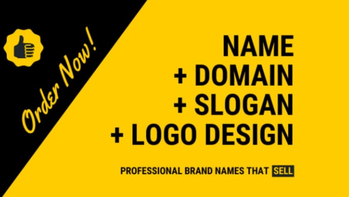 Gig Preview - Create your business name, branding kit, guidelines, logo, and domain name