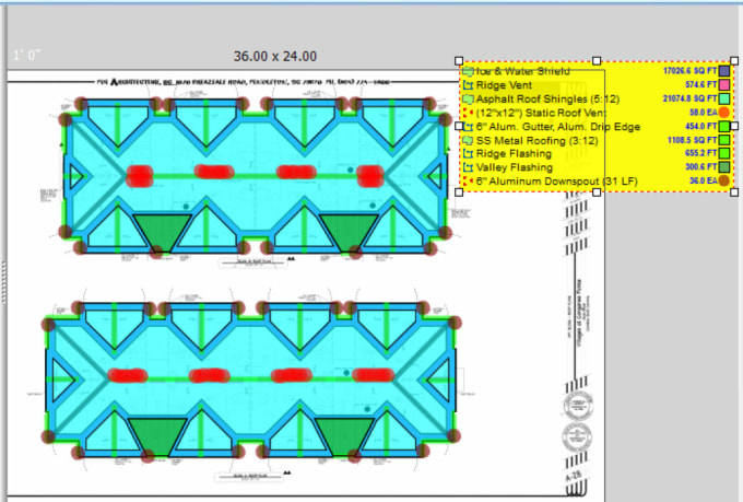 Gig Preview - Do detailed roofing quantity takeoff and cost estimate