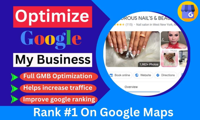 Gig Preview - Optimize google my business profile for your gmb ranking and local seo